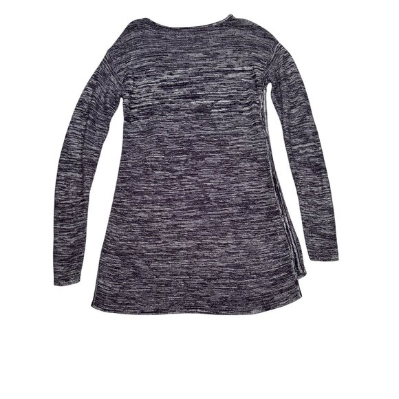 Ellen Tracy Womens Knit Long Sleeve Pullover Sweater Top Tunic Size Small Purple - Picture 2 of 13